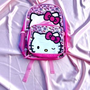 2 piece hello kitty school set backpack lunch box